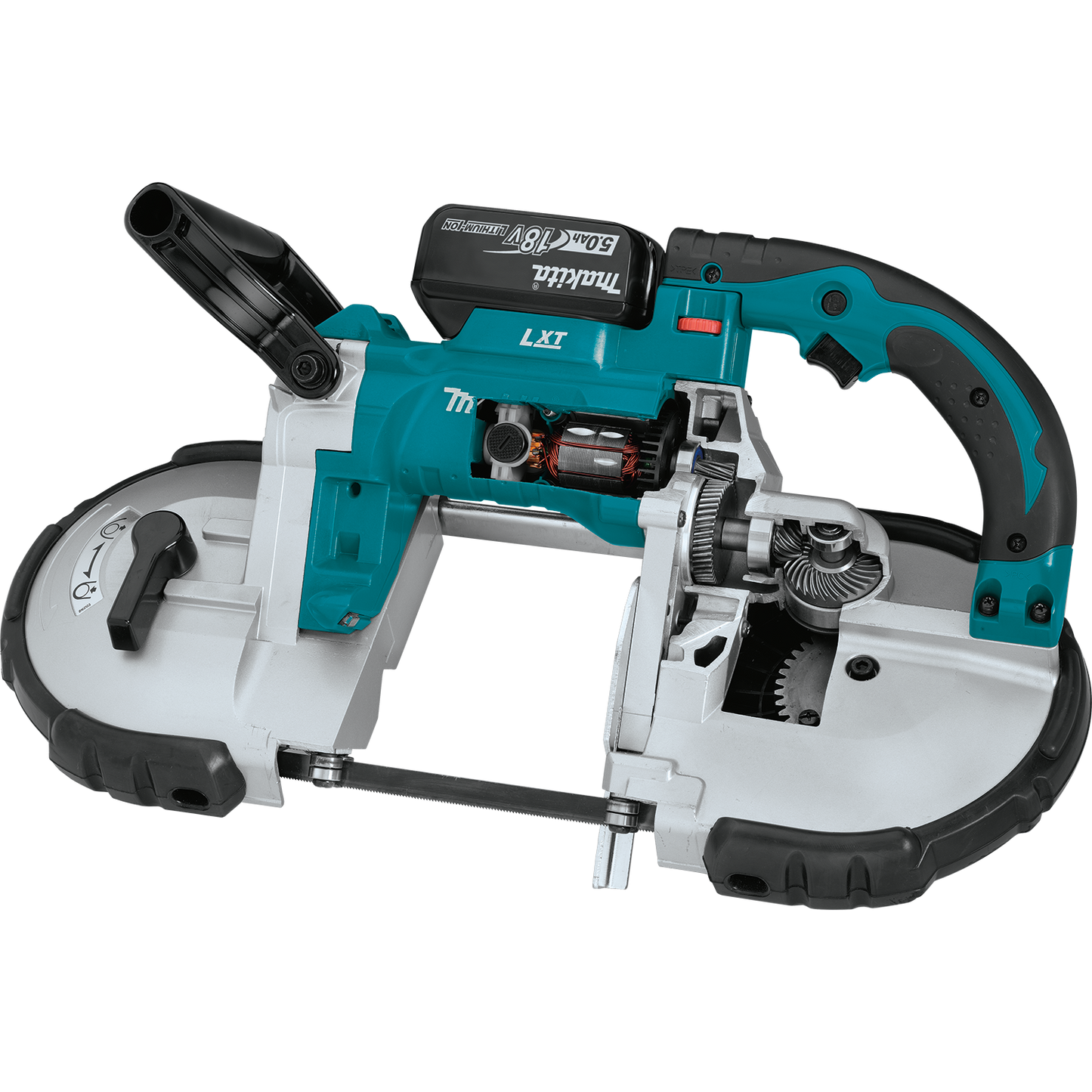 Makita XBP02TX 18V LXT® Lithium‑Ion Cordless Portable Band Saw Kit (5.0Ah)