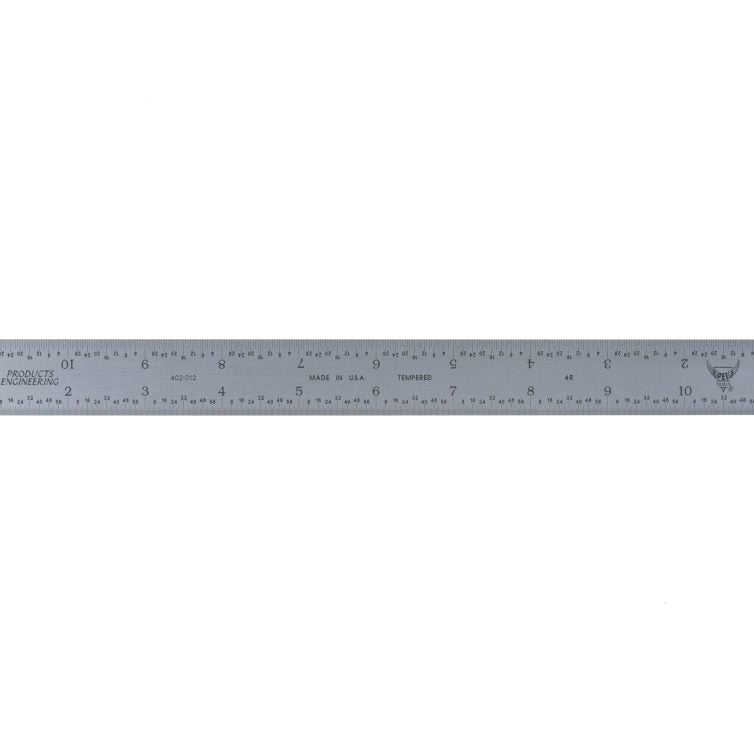Pec Rigid 36 Inch Ruler PEC Tools 402-012 12³ 4R Rigid Rule – KPaul Tools