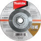 Makita A-95990 5" x 1/4" x 5/8‑11" Hubbed INOX Grinding Wheel, 36 Grit