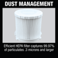 Makita XCV11Z 18V Lxt® Lithiumion Brushless Cordless 2 Gallon Hepa Filter Portable Wet/Dry Dust Extractor/Vacuum, Tool Only