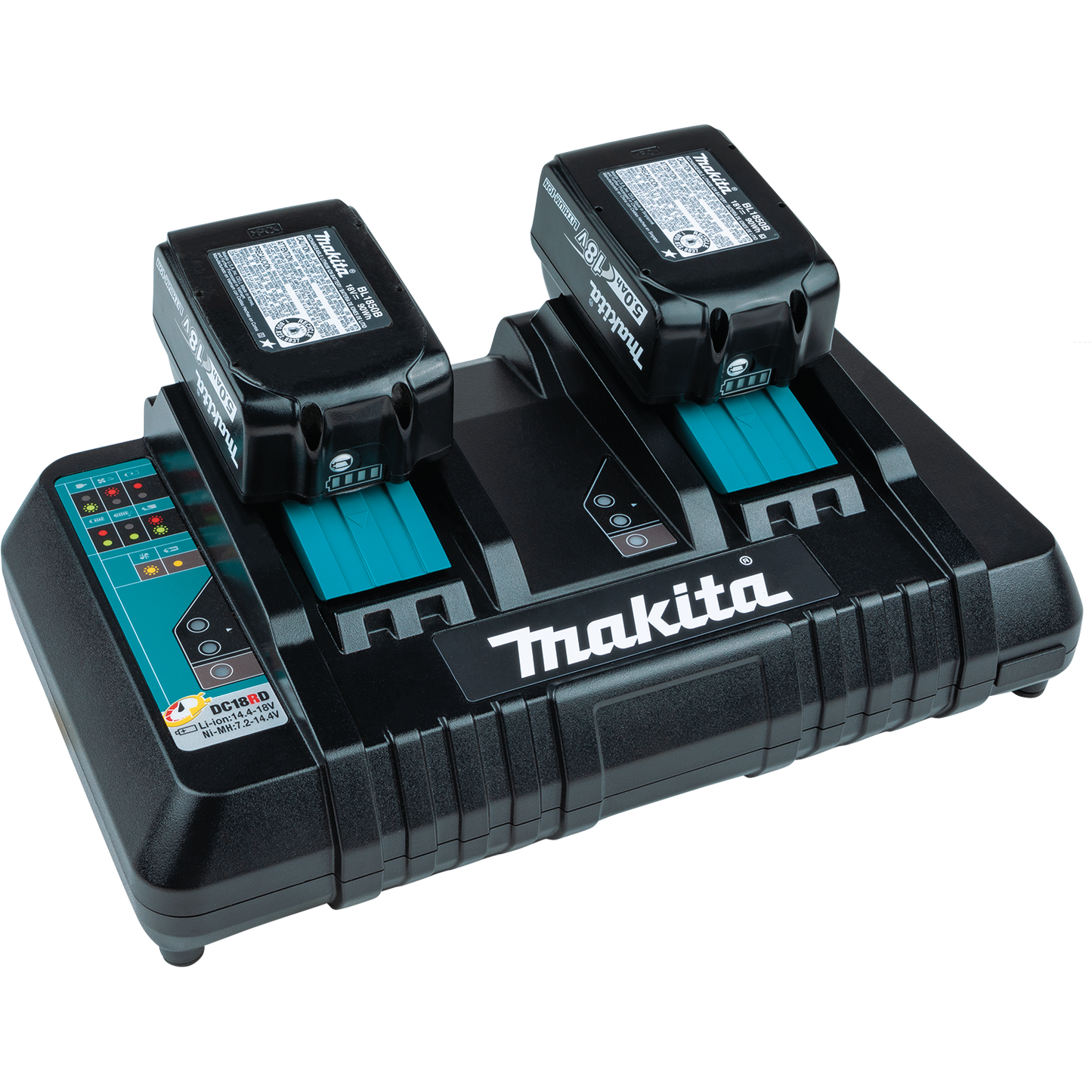 Makita DC18RD 18V LXT® Lithium‑Ion Dual Port Rapid Optimum Charger