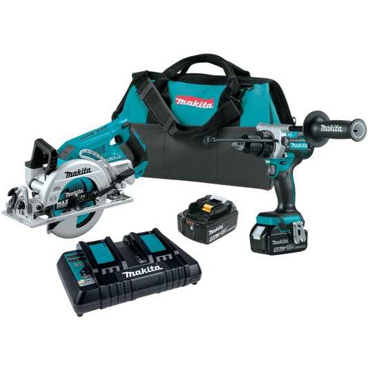 Makita XT289PT 18V LXT® Lithium‑Ion Brushless Cordless 2‑Pc. Combo Kit (5.0Ah)