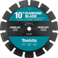 Makita B-69652 10" Diamond Blade, Segmented, Dual Purpose