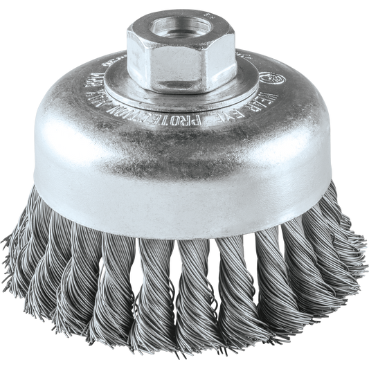 Makita A-98463 4" Knot Wire Cup Brush, 5/8"‑11