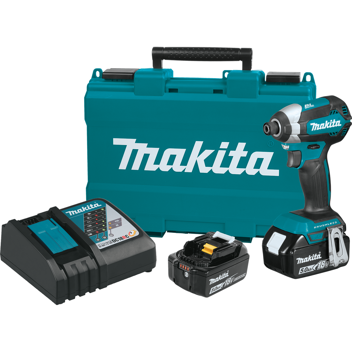 Makita XDT13T 18V LXT® Lithium‑Ion Brushless Cordless Impact Driver Kit (5.0Ah)