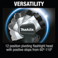 Makita DML802B 18V LXT® Lithium‑Ion Cordless L.E.D. Flashlight, Flashlight Only