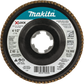 Makita T-03931 X‑LOCK 4‑1/2" 60 Grit Type 27 Flat Blending and Finishing Flap Disc for X‑LOCK and All 7/8" Arbor Grinders