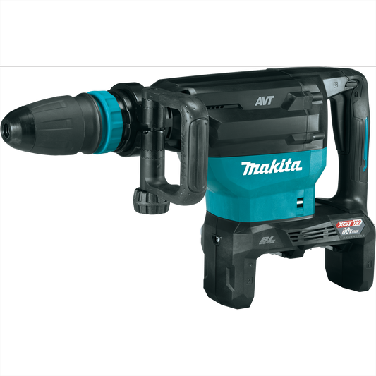 Makita GMH02Z 80V max (40V max X2) XGT® Brushless 28 lb. SDS‑ MAX AVT® Demolition Hammer, AWS® Capable, Tool Only