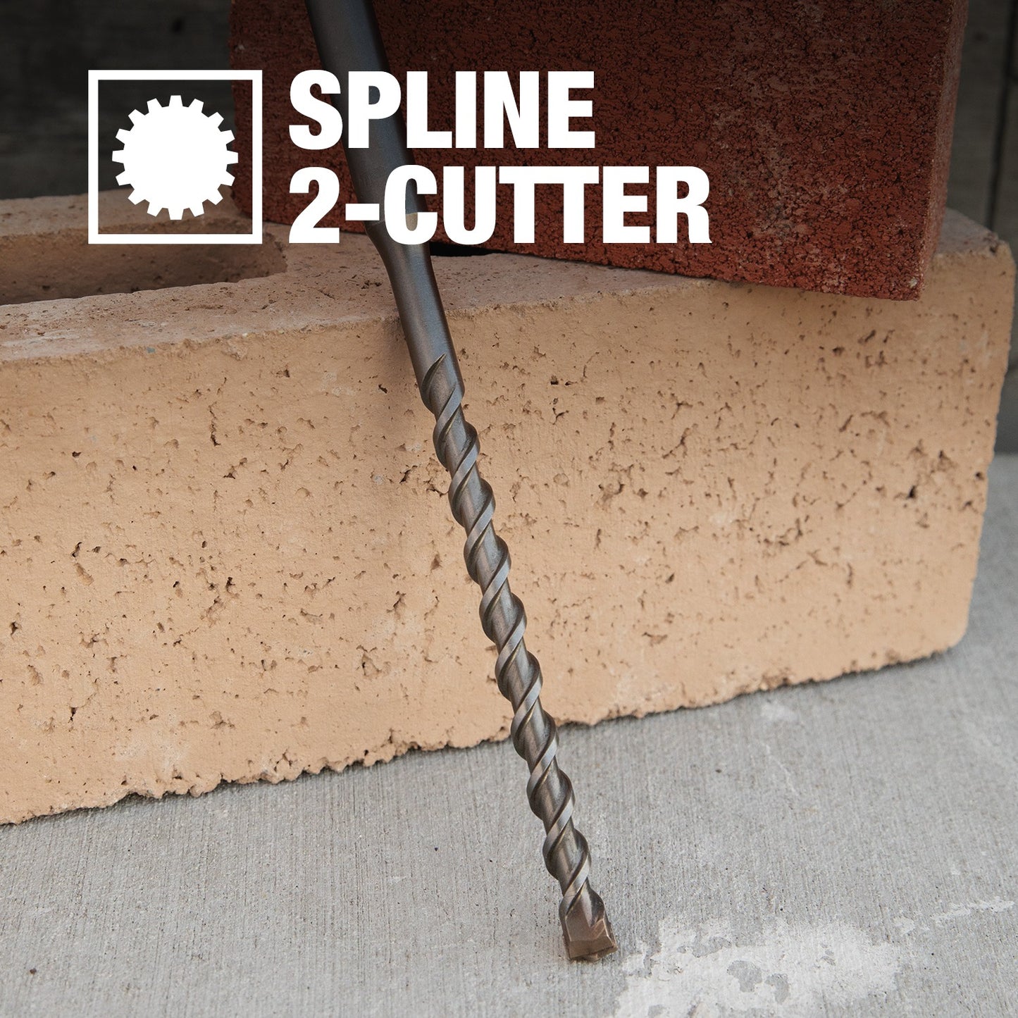 Makita B-63959 3/8" x 12" Spline Bit, 2‑Cutter