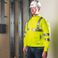 Makita DFJ214Z2XL 18V LXT® Lithium‑Ion Cordless High Visibility Fan Jacket, Jacket Only (2XL)