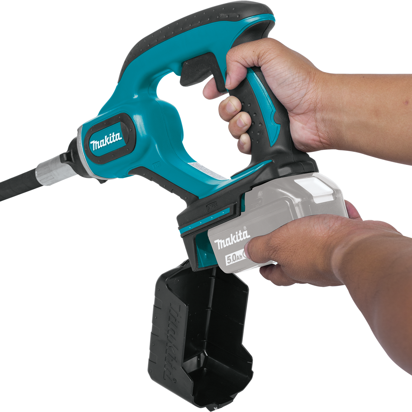 Makita XRV01Z 18V LXT® Lithium‑Ion Cordless 4' Concrete Vibrator, Tool Only