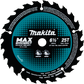 Makita B-62963 6‑1/2" 25T Carbide‑Tipped Max Efficiency Circular Saw Blade, Framing