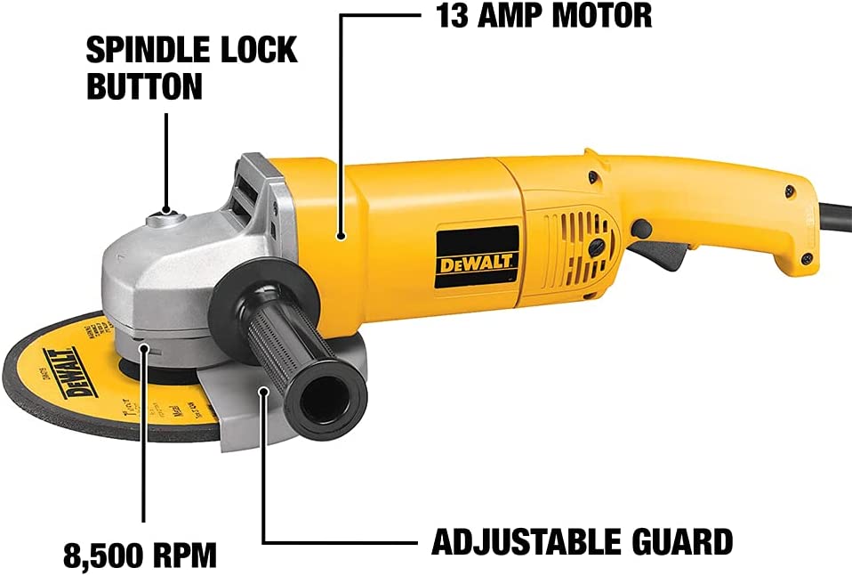 Dewalt DW840 7" 13Amp Angle Grinder 8-000 Rpm