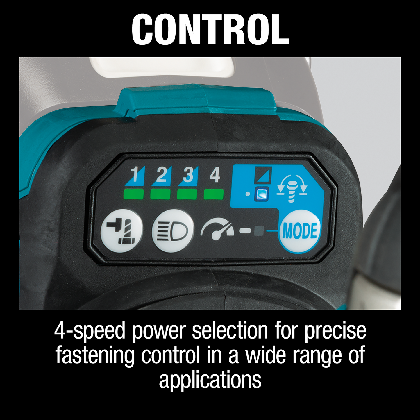 Makita XWT18Z 18V LXT® Lithium‑Ion Brushless Cordless 4‑Speed Mid‑Torque 1/2" Sq. Drive Impact Wrench w/ Detent Anvil, Tool Only