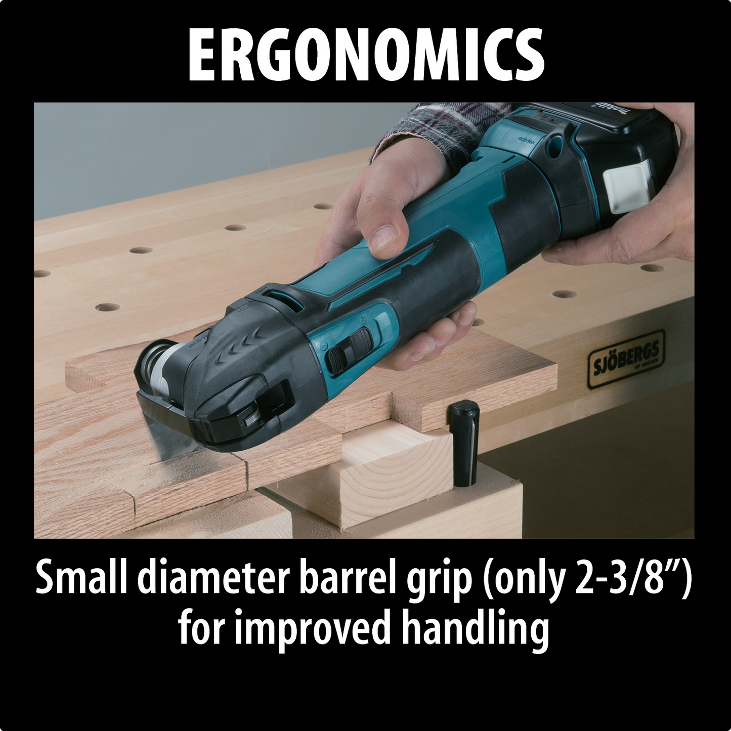 Makita XMT03Z 18V LXT® Lithium‑Ion Cordless Oscillating Multi‑Tool, Tool Only