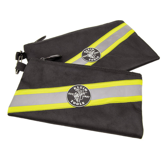 Klein Tools 55599 High Visibility Zipper Bags (2 Ea)