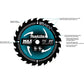 Makita B-61656-3 7‑1/4" 24T Carbide‑Tipped Max Efficiency Circular Saw Blade, Framing, 3/pk