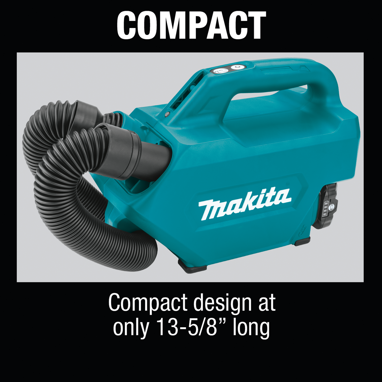 Makita LC09A1 12V max CXT® Lithium‑Ion Cordless Vacuum Kit (2.0Ah)