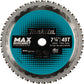 Makita E-12815 7‑1/4" 45T Carbide‑Tipped Max Efficiency Saw Blade, Metal/General Purpose