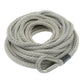 Fusion Tools 25-0438060 7/16" x 60' Nimbus Synthetic Winch Line w/ Stainless Steel Thimble, 7,400 lbs WLL
