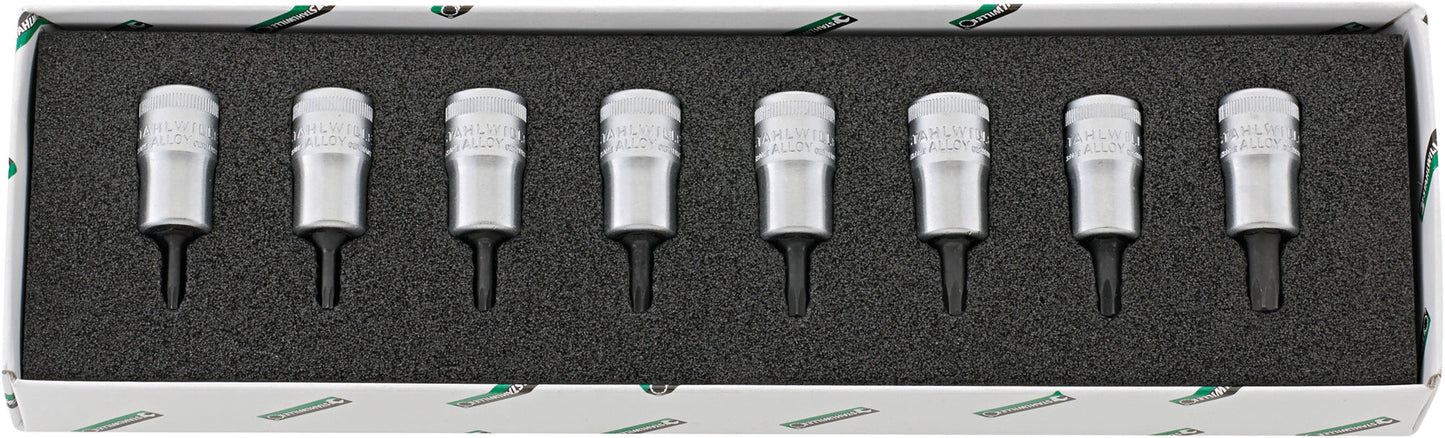 Stahlwille 96021001 49TX/8 Set Of Screwdriver Sockets