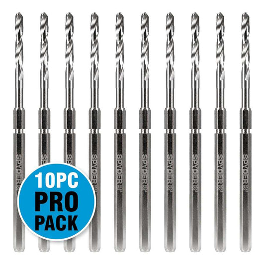 Spyder 600648-10 Spyder 10-Pack Hex 8 1/4-In X 7-1/8-In High-Speed Steel Hole Saw Pilot Bit