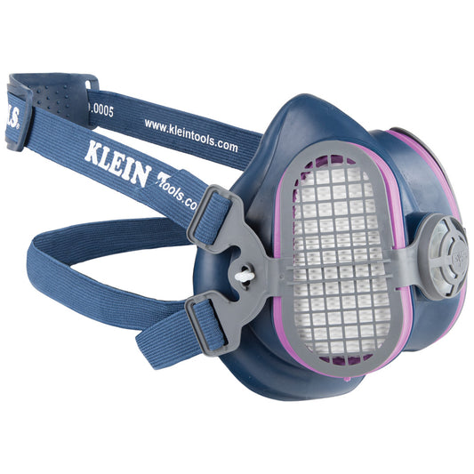 Klein Tools 60244 P100 Half-Mask Respirator, M/L