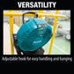 Makita CF100DZ 12V max CXT® Lithium‑Ion Cordless/Corded 7‑1/8" Fan, Tool Only