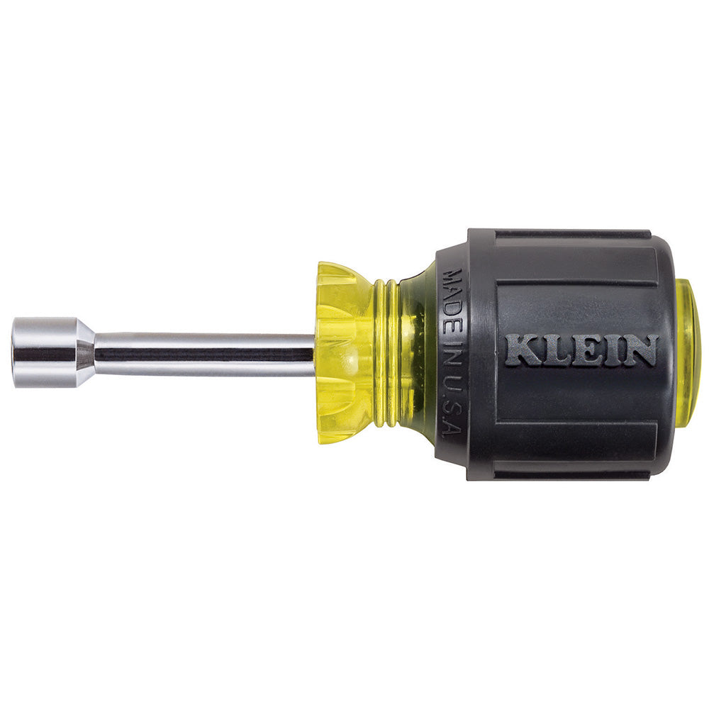 Klein Tools 610-1/4 1/4-Inch Stubby Nut Driver With 1-1/2-Inch Shaft