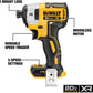 Dewalt DCF887P1 20V Max* Xr® 1/4 In 3-Speed Impact Driver Kit