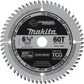 Makita A-99998 6‑1/2" 60T (TCG) Carbide‑Tipped Cordless Plunge Saw Blade
