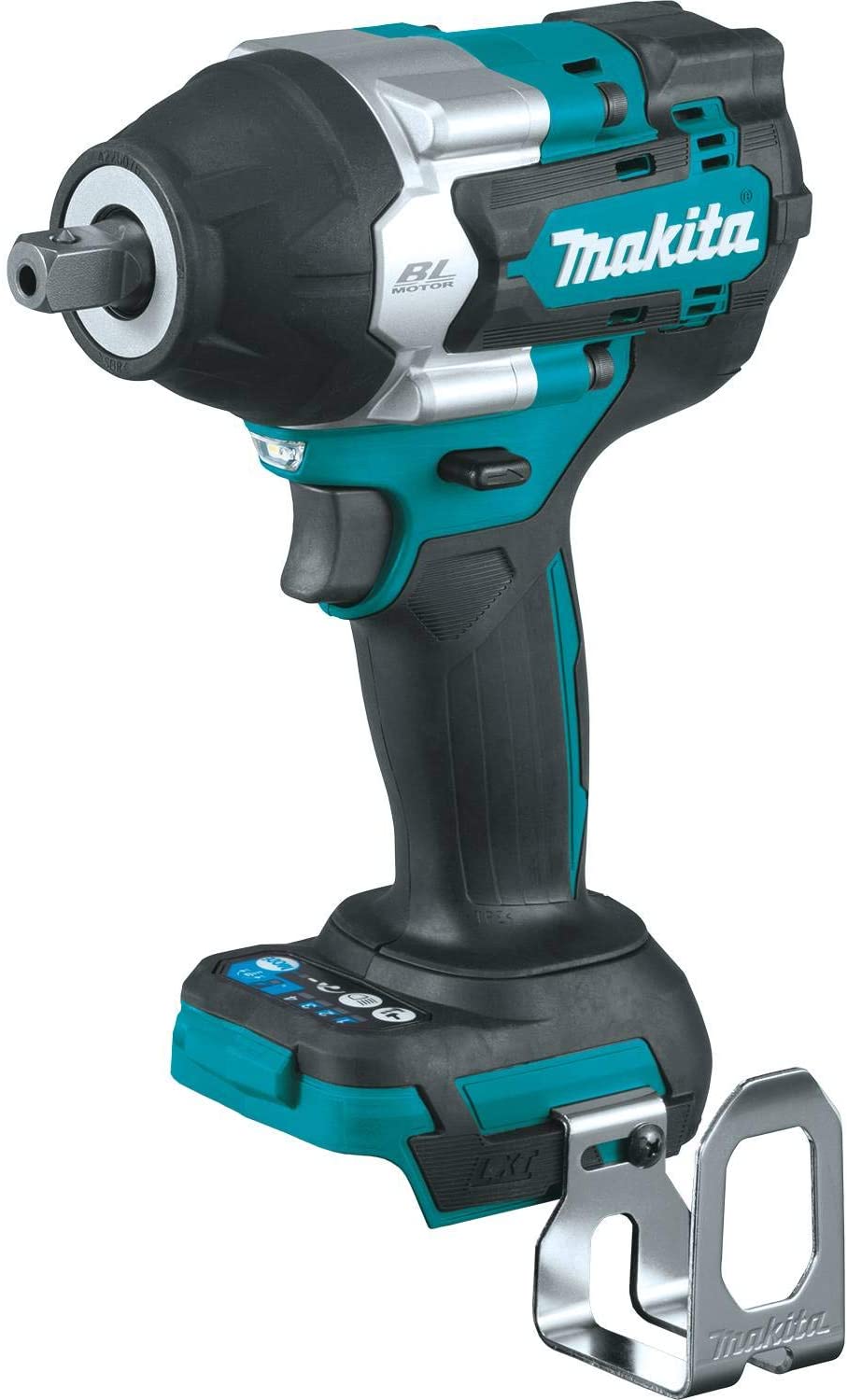 Makita XWT18XVZ 18V LXT® Lithium‑Ion Brushless Cordless 4‑Speed Mid‑Torque 1/2" Sq. Drive Utility Impact Wrench w/ Detent Anvil, Tool Only