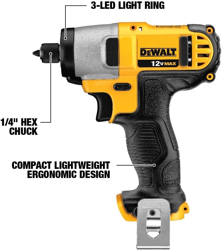 Dewalt DCK211S2 12V Max Cordless Drill /Impact Driver Combo Kit