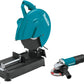 Makita LW1401X2 14" Cut‑Off Saw with 4‑1/2" Paddle Switch Angle Grinder