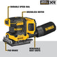 Dewalt DCW200D1 20V Max* Xr® Cordless 1/4 Sheet Variable Speed Sander Kit (2.0 Ah Battery)