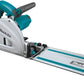 Makita SP6000J1 6 1/2" Plunge Circular Saw Kit, With Stackable Tool Case And 55" Guide Rail