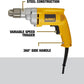 Dewalt DW223G 3/8" Vsr Heavy Duty Drill 0-1200Rpm-3