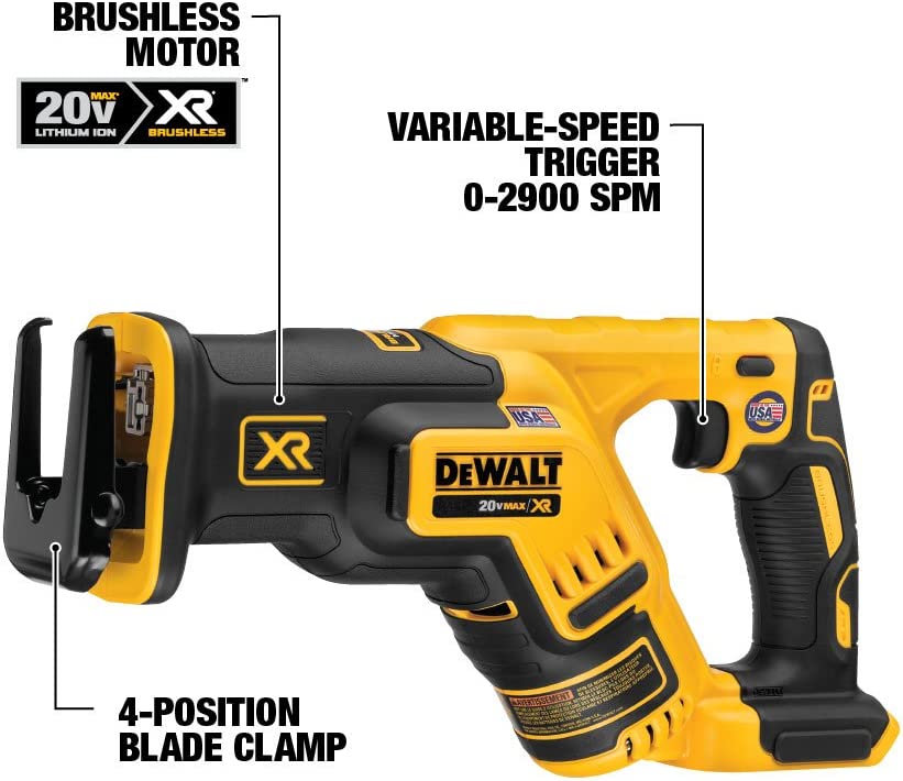 Dewalt DCK484D2 20V Max* Xr® 4-Tool Compact Combo Kit