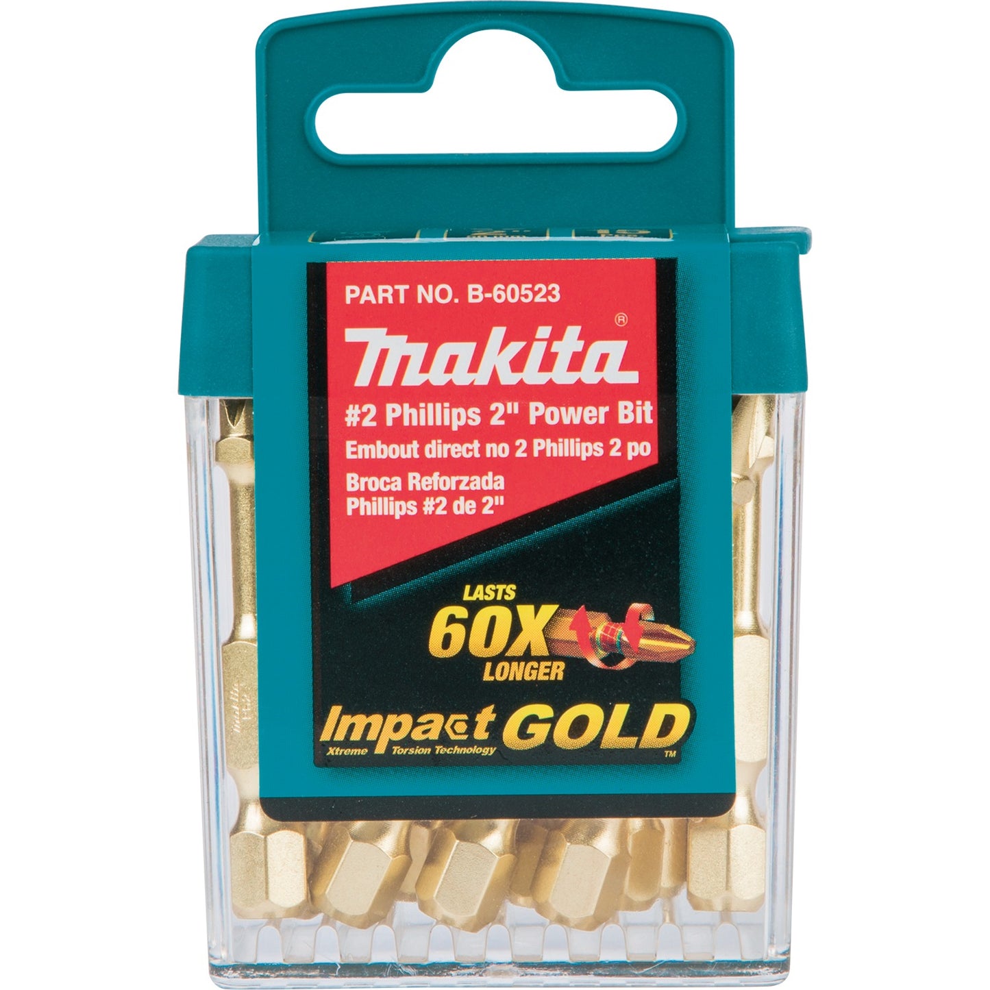 Makita B-60523 Impact GOLD® #2 Phillips 2″ Power Bit, 15/pk