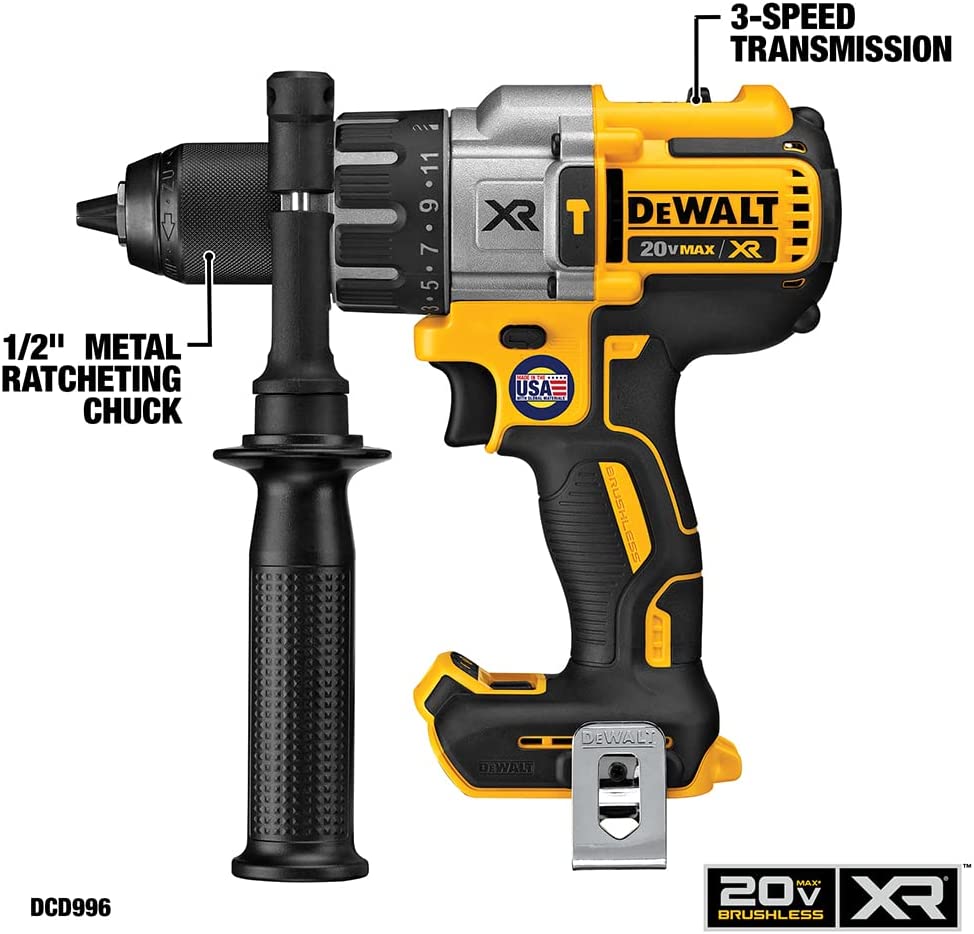 Dewalt DCK294P2 20V Max* Cordless Brushless Xr® Hammer Drill And Reciprocating Saw Combo Kit (5.0Ah)