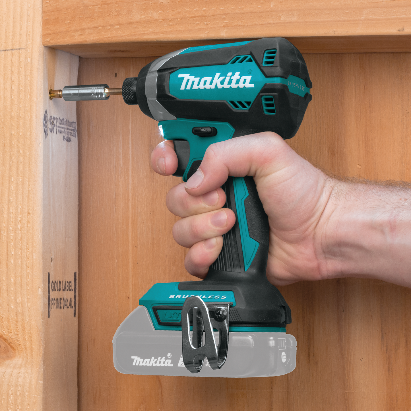 Makita XDT13Z 18V LXT® Lithium‑Ion Brushless Cordless Impact Driver, Tool Only