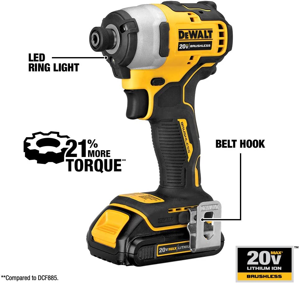 Dewalt DCKTS279C2 Atomic 20V Max* Brushless Hammer Drill/Driver And Impact Driver Combo Kit With Tough System®