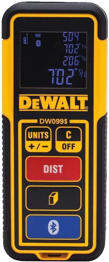 Dewalt DW099S Tool Connect 100 Ft Laser Distance Measurer