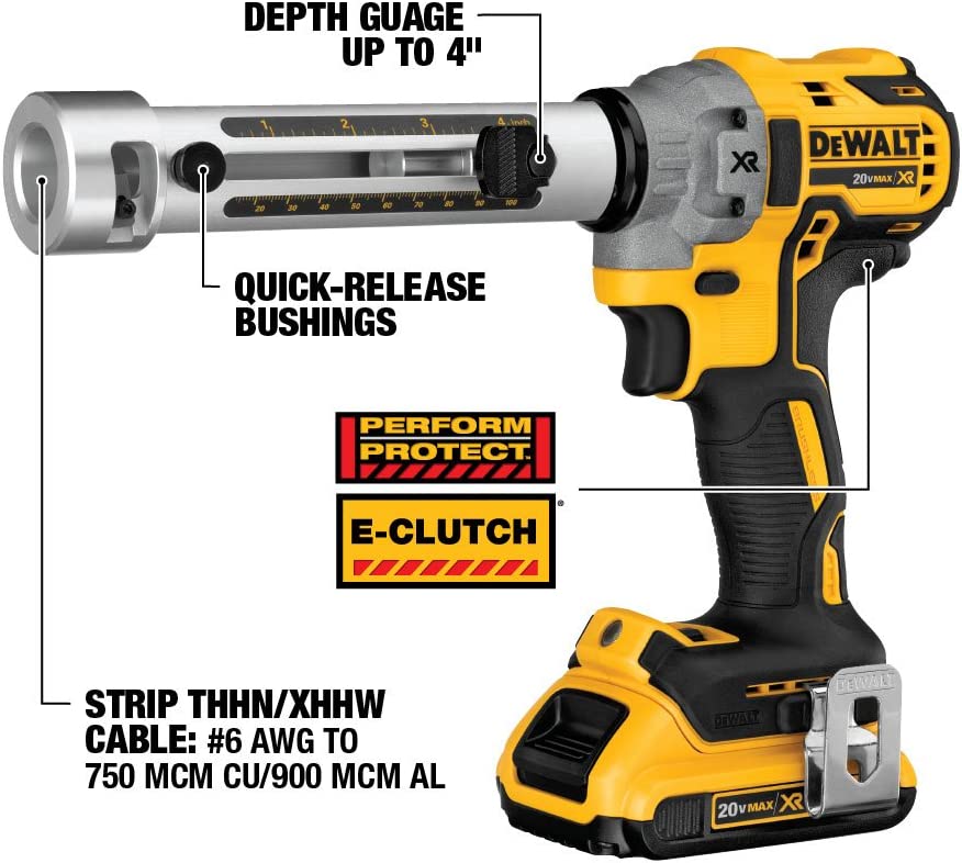 Dewalt DCE151B 20V Max* Xr® Cordless Cable Stripper (Tool Only)