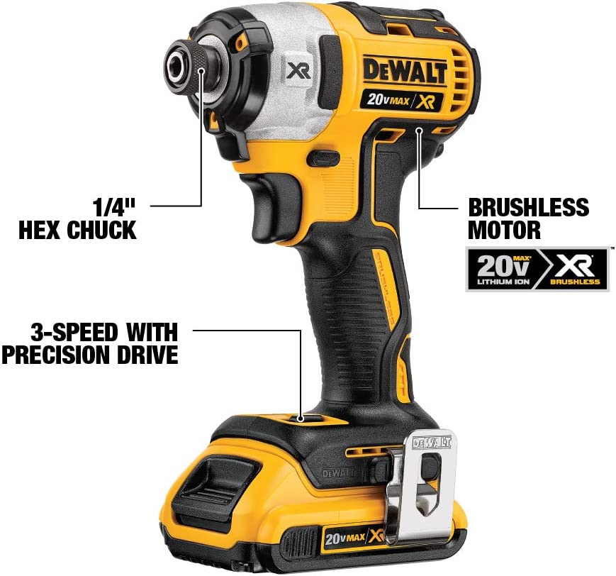 Dewalt DCK484D2 20V Max* Xr® 4-Tool Compact Combo Kit