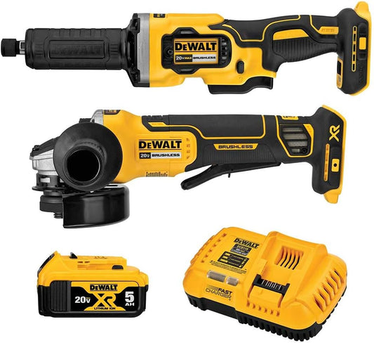 Dewalt DCK203P1 20V Max* Xr® Brushless Cordless 2-Tool Grinder Kit