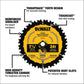 Dewalt DWA1612CMB 6-1/2" Circular Saw Blades