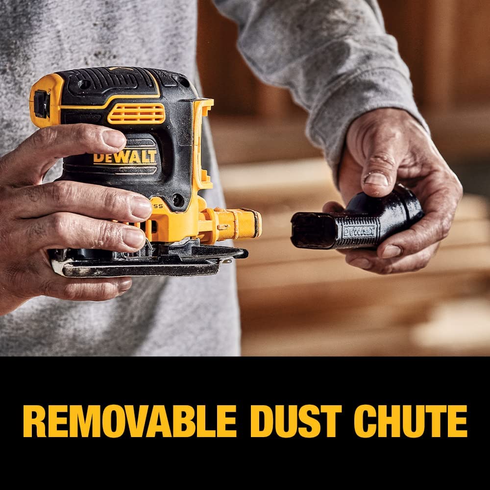 Dewalt DCW200P1 20V Max* Xr® Cordless 1/4 Sheet Variable Speed Sander Kit (5.0 Ah Battery)