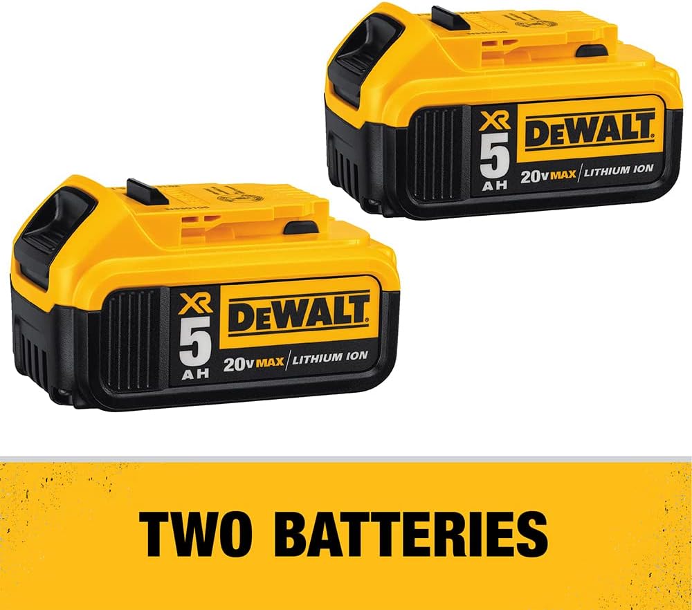 Dewalt DCK294P2 20V Max* Cordless Brushless Xr® Hammer Drill And Reciprocating Saw Combo Kit (5.0Ah)