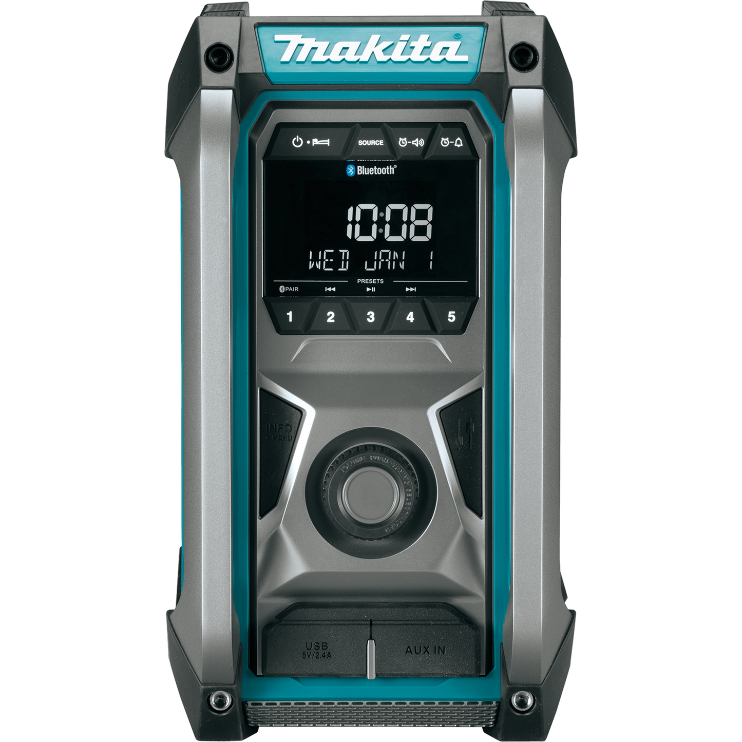 Makita GRM03 40V max XGT® Cordless/Corded Bluetooth® Job Site Radio, Tool Only